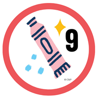 Level 9 - 1800 points Badge